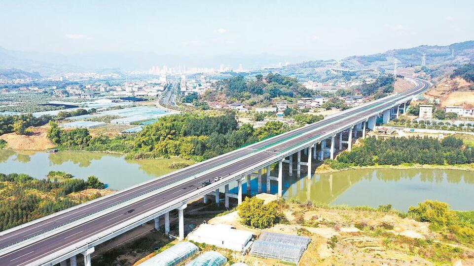 漳武高速南靖段部分路段建成通车试运营
