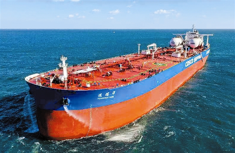 全球首艘LNG双燃料超大型原油船“远瑞洋”轮成功交付_fororder_1