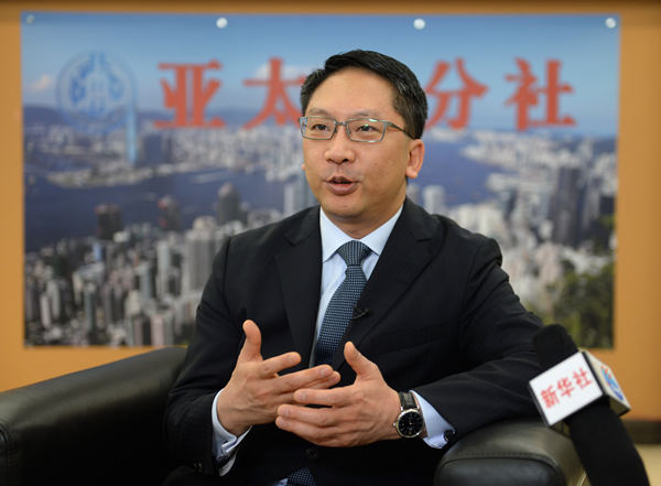 香港特区律政司司长袁国强:“一带一路”建设香港可承担特别角色 香港特区律政司司长袁国强:“一带一路”建设香港可承担特别角色