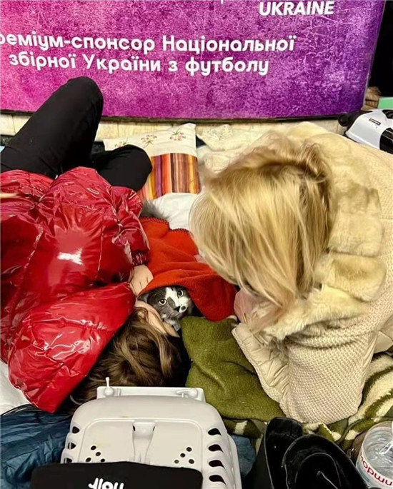 在基辅地铁站避难的宠物_fororder_2