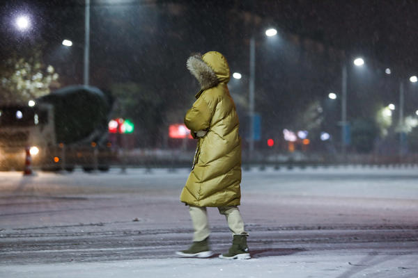 【轮播图】千呼万唤始出来 郑州降下2018年首场大雪