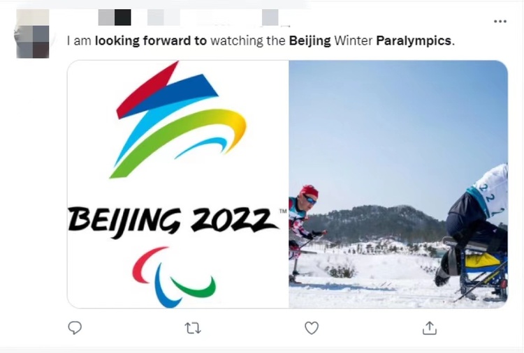 海外媒体及网友对北京冬残奥会充满期待_fororder_图片5
