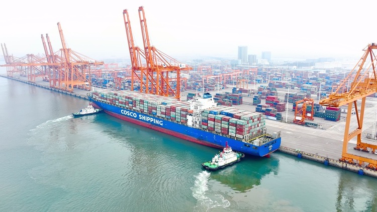 西部陆海新通道铁海联运发送货物同比增幅64.8%