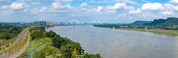 宜宾：建设节水型社会 描绘南溪生态新画卷_fororder_南溪区长江岸线-供图-南溪区委宣传部