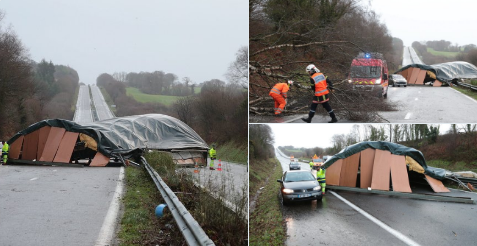截至当地时间3日上午8点，法国诺尔省的消防人员已因风暴“埃莉诺”出动近80次。_fororder_QQ截图20180104102235