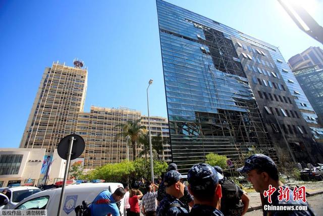 黎巴嫩布洛姆银行总部大楼发生爆炸