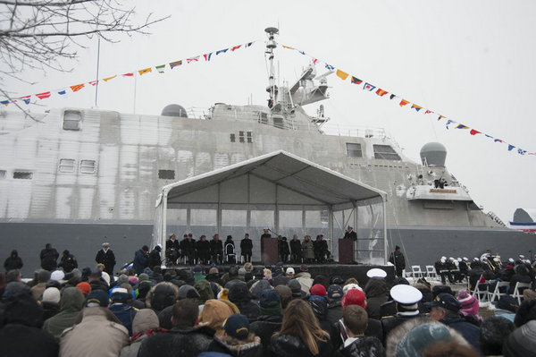 美媒：美国海军打造超级护卫舰 意在击沉中俄