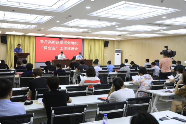 长春净月高新区召开基层党组织为“保企业”献策用力工作推进会议