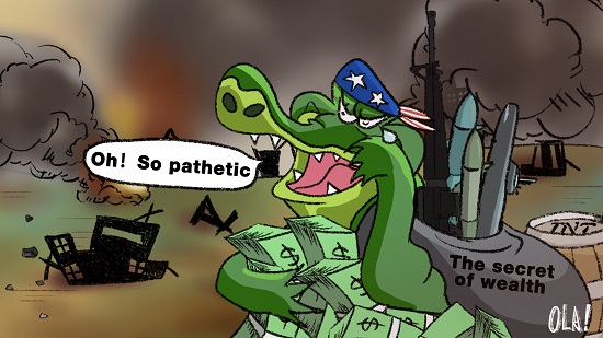 热点观察漫评鳄鱼的眼泪谁在从战火中获利