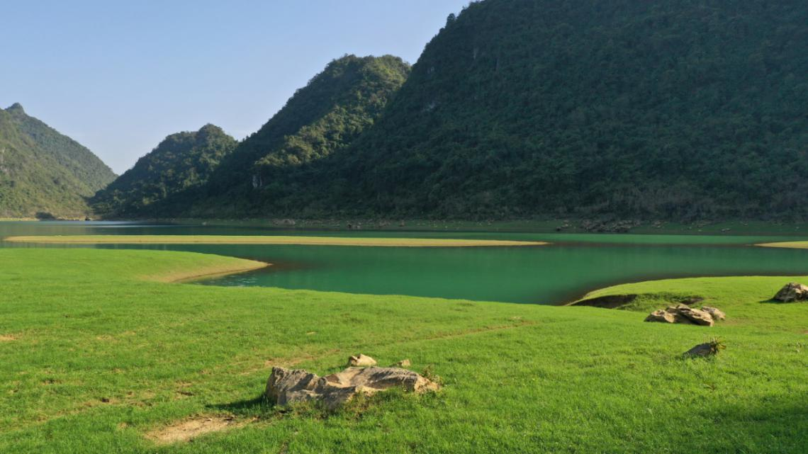 【B】【与春天撞个满怀 打卡最美春景】广西隆安：更望湖三月春色美 踏青赏景好去处_fororder_图片 9