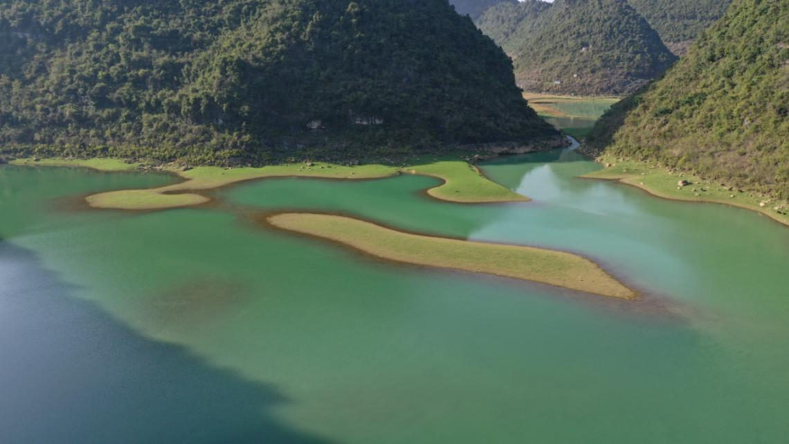 【B】【与春天撞个满怀 打卡最美春景】广西隆安：更望湖三月春色美 踏青赏景好去处_fororder_图片 15