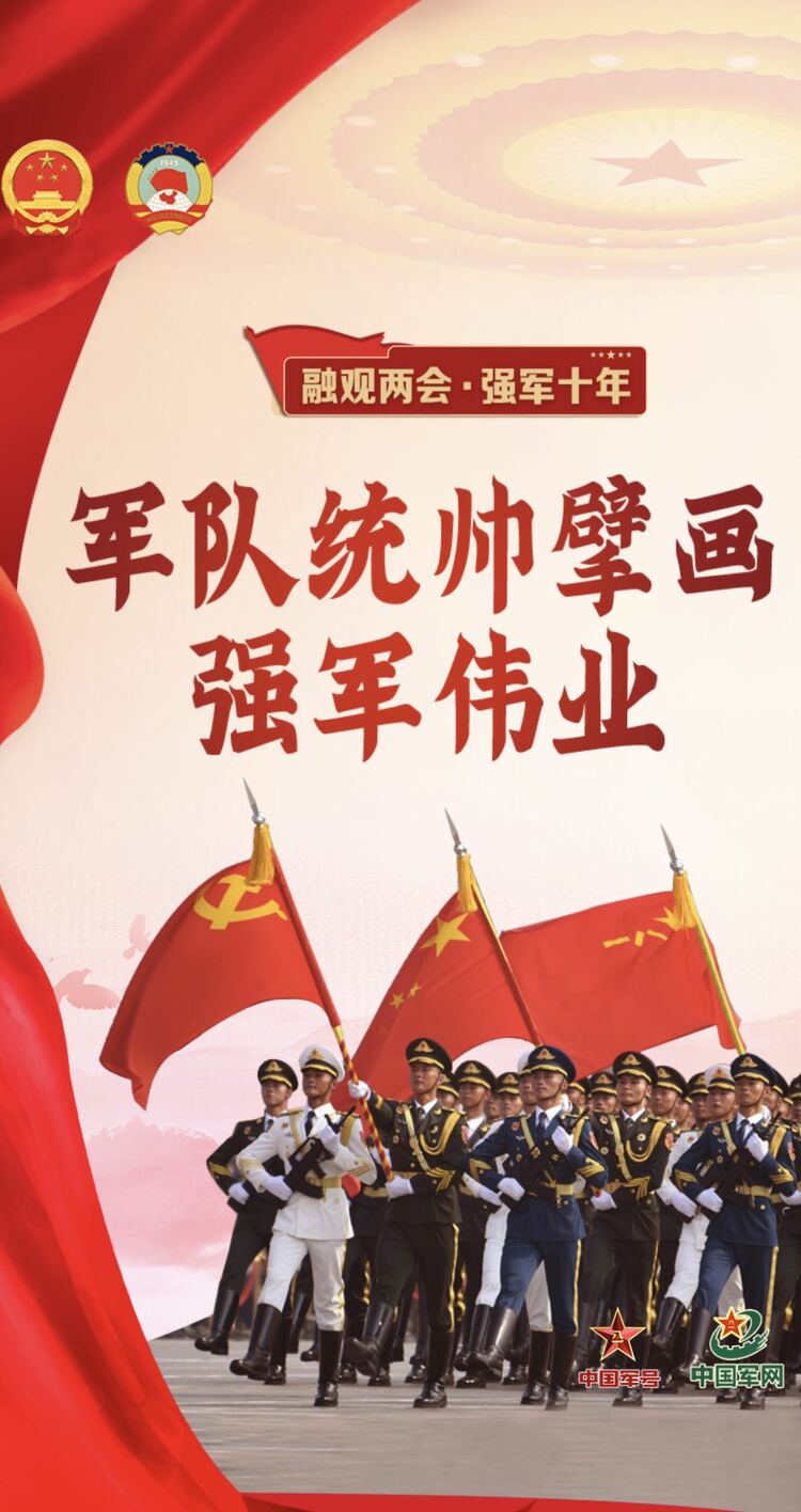 融观两会·强军十年丨军队统帅擘画强军伟业