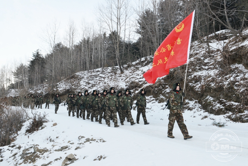 【图说吉林】【社会民生（标题）】吉林边防官兵拉开冬季实战化训练战幕