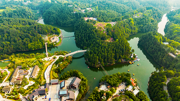 与春天撞个满怀打卡最美春景自贡以花为媒畅游尖山风景区桃花朵朵盛开