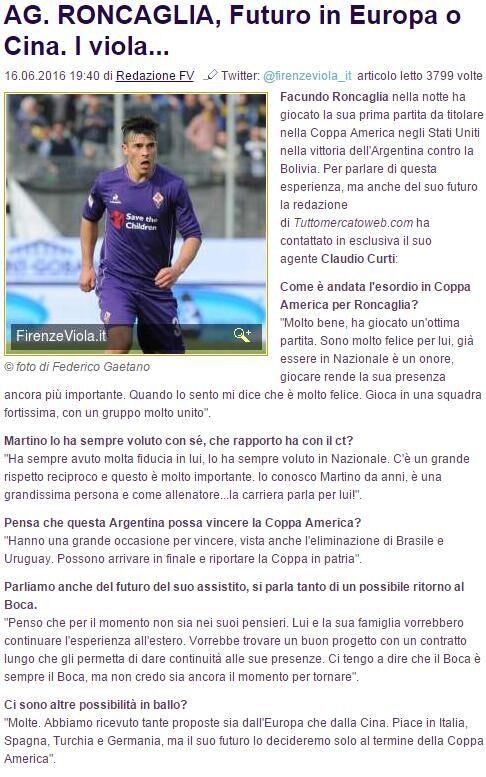 曝中国球队追阿根廷现役国脚 美洲杯后出结果 曝中国球队追阿根廷现役国脚 美洲杯后出结果