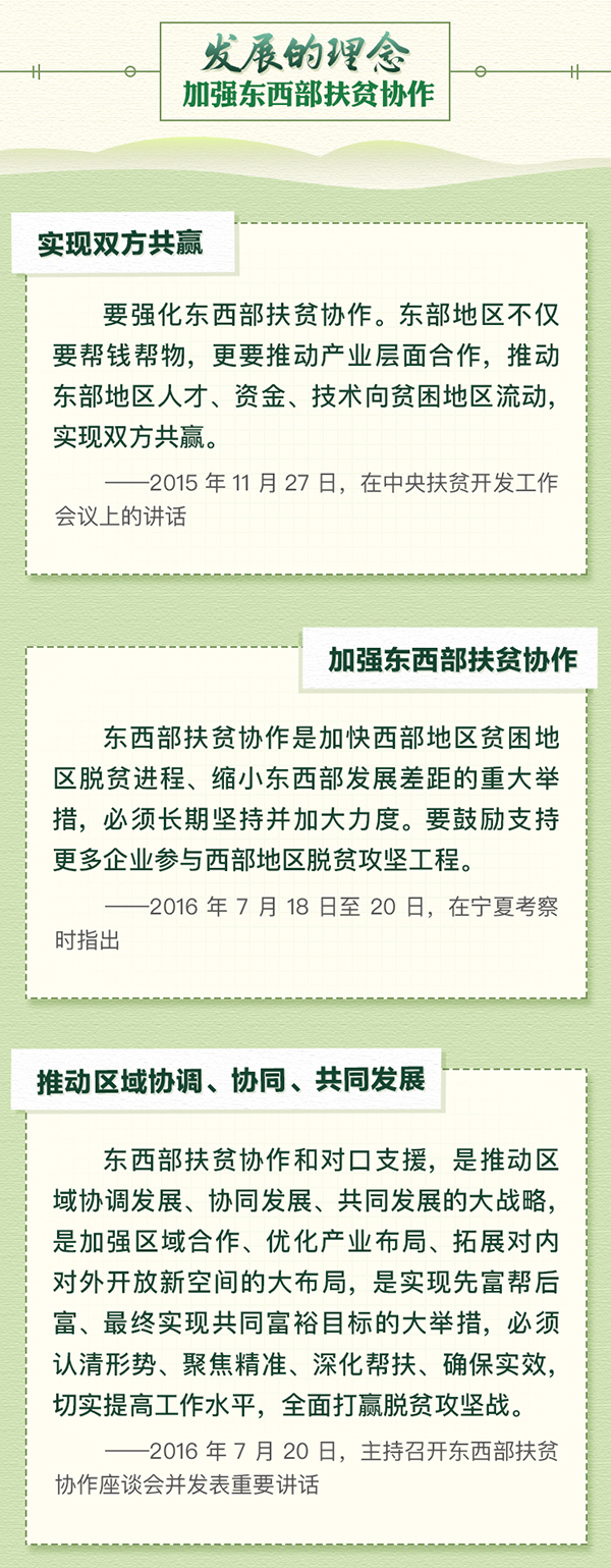 从习近平关心的这件事看东西部扶贫协作