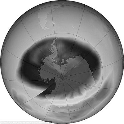 NASA證實南極臭氧空洞正在癒合