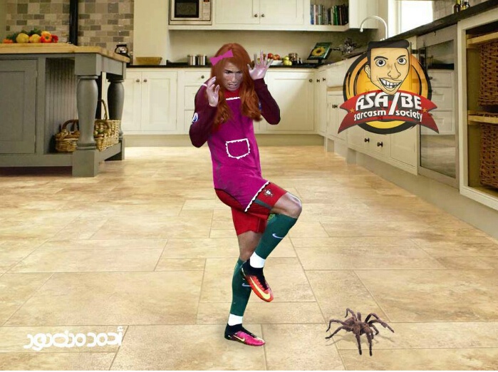 人家怕怕!C罗表情包遭恶搞 罗总裁被玩坏了