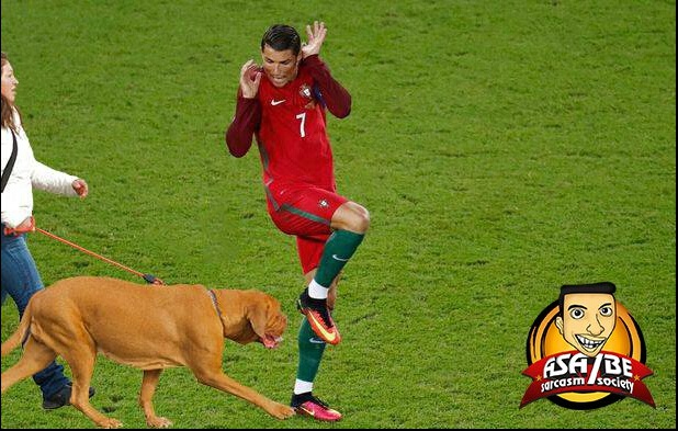 人家怕怕!C罗表情包遭恶搞 罗总裁被玩坏了