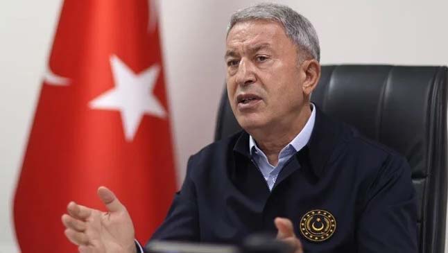 Bakan Akar, 5 ülkenin savunma bakanıyla video konferans yaptı_fororder_akar