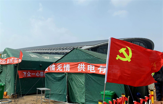 國網瀋陽供電公司讓抗疫保電的紅色旗幟在一線飄揚_fororder_0407_1