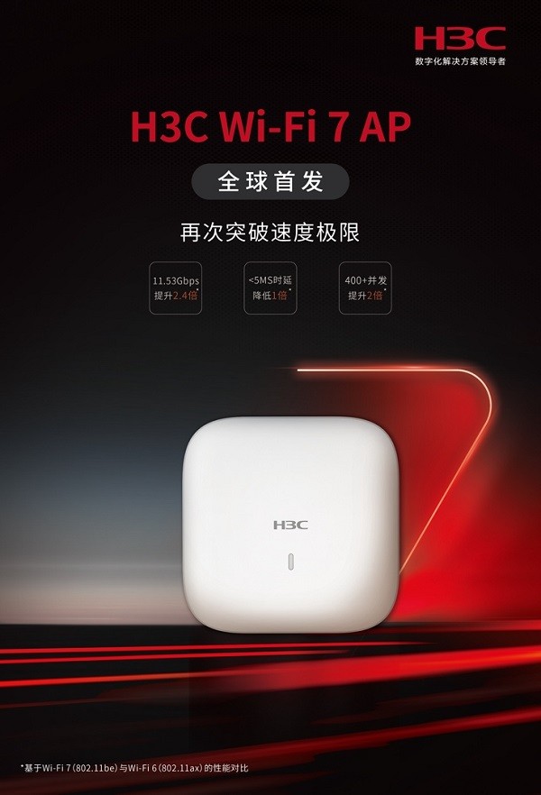 全球首发!新华三推出智原生Wi-Fi 7 AP 新品