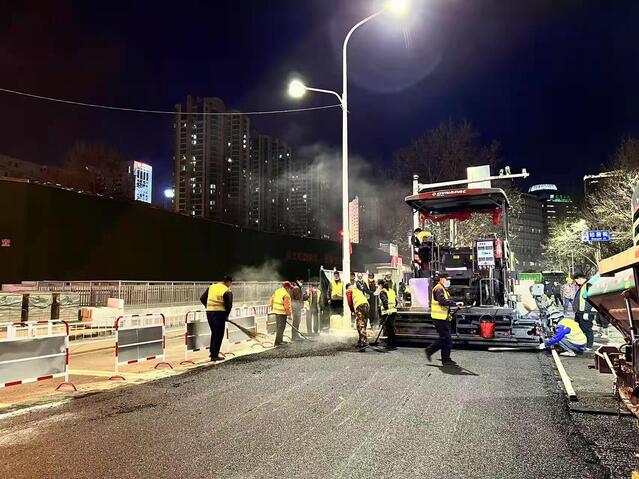 石家莊市站前街（裕華路—中山路）道路提升改造工程主路已通車