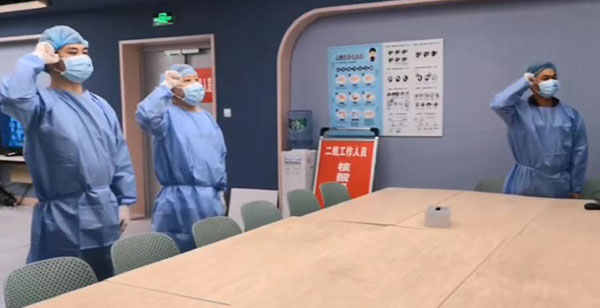 战疫先锋| 他们，在“战”疫一线入党_fororder_活动现场-供图-成都高新区肖家河街道办