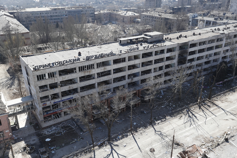 Rusya’dan Azovstal çelik fabrikasındaki silahlı güçlere teslim ol çağrısı_fororder_XxjpbeE007431_20220408_PEPFN0A001.JPG