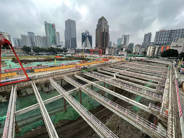 成都轨道在建9条线路已有40座车站封顶_fororder_在建中的18号线三期骡马市站-供图-成都轨道集团