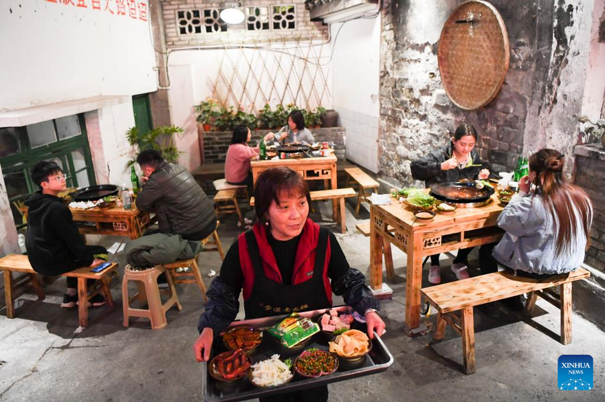 Shancheng Alley in Chongqing Full of New Vitality after Renovation