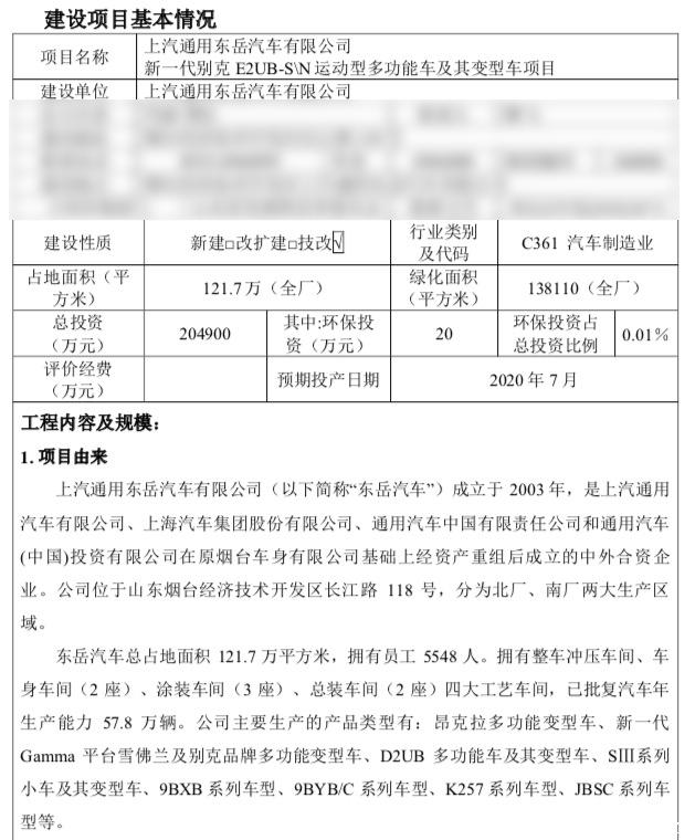 汽車頻道【8月15日】【首頁汽車資訊列表+要聞列表】或2020年7月投産 別克將推全新SUV車型