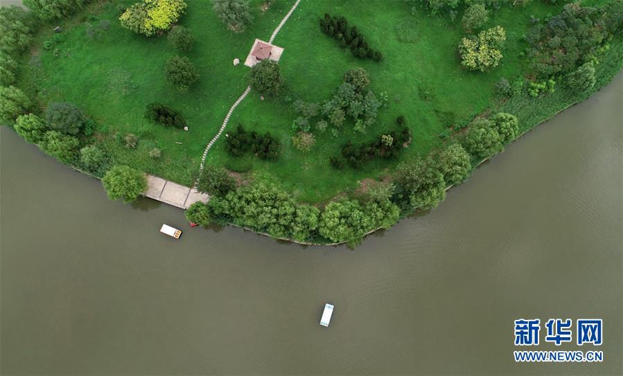 河北石家庄：滹沱河生态治理现美景