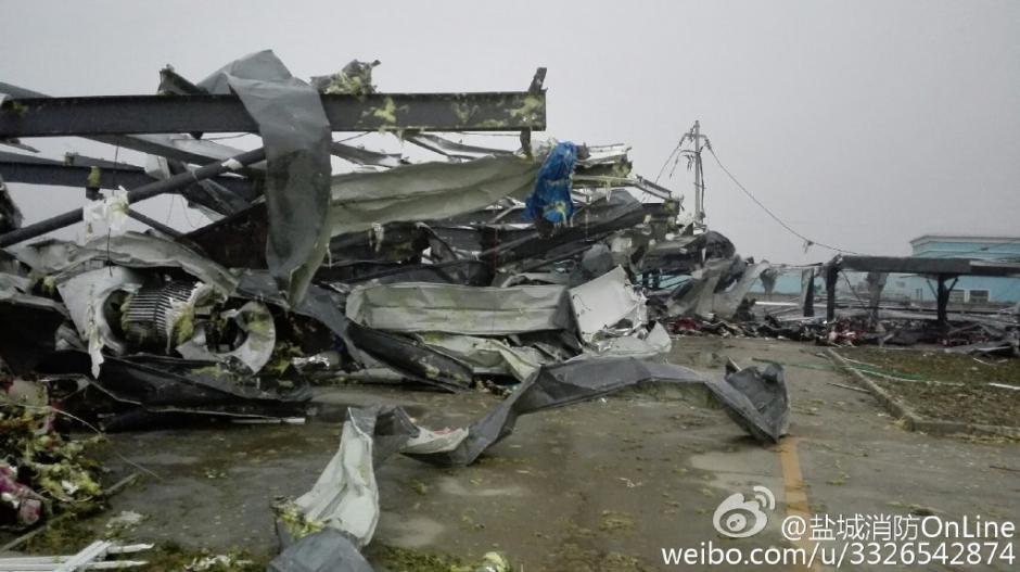 江苏盐城龙卷风灾已造成98人死亡800人受伤(组图)-国际在线