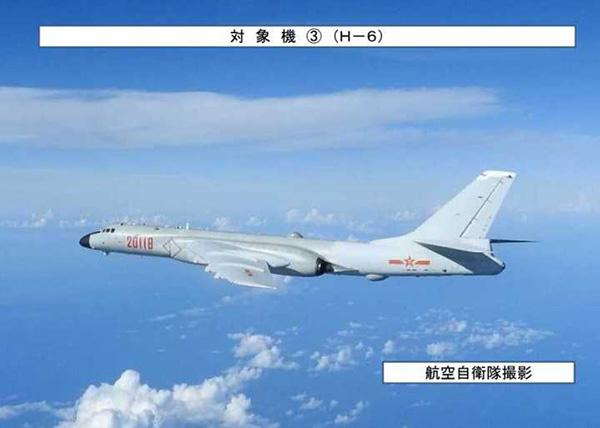 图片默认标题_fororder_2017年中国军机绕飞台湾岛