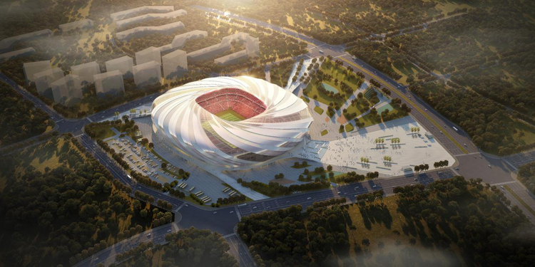 【B】重庆两江新区龙兴专业足球场设计方案通过亚足联初审
