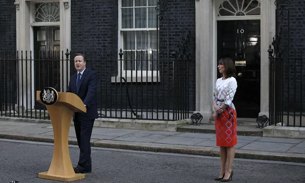 英國首相卡梅倫宣佈辭職