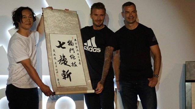 陈奕迅贝克汉姆出席活动 两大男神同台了！_娱乐_腾讯网