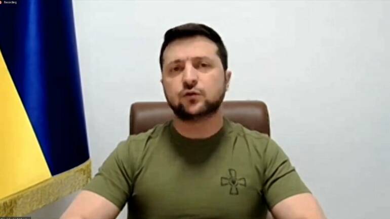Zelenskiy: Kırım’ın tanınması konusunda Rusya ile müzakereye hazırız_fororder_XxjfyxE007058_20220317_CBVFN0A002