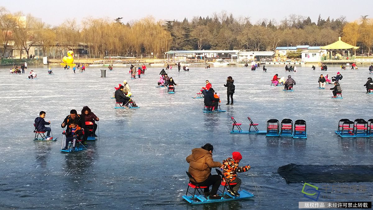 “三九四九冰上走” 北京陶然亭冰场市民尽情“撒欢儿”