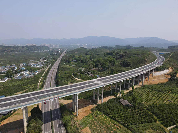 已完工的路段 供图 蒲江县交通运输局国际在线四川消息:4月20日,成都