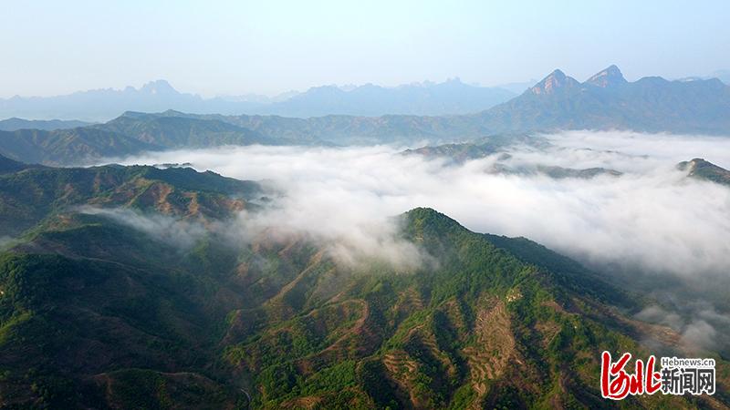 河北邢臺：雲海翻騰太行山