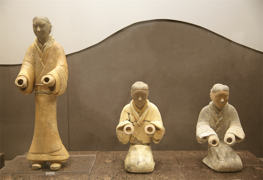 汉文帝霸陵出土的23件（组）精品文物首次在汉景帝阳陵博物院展出_fororder_AN0A0054
