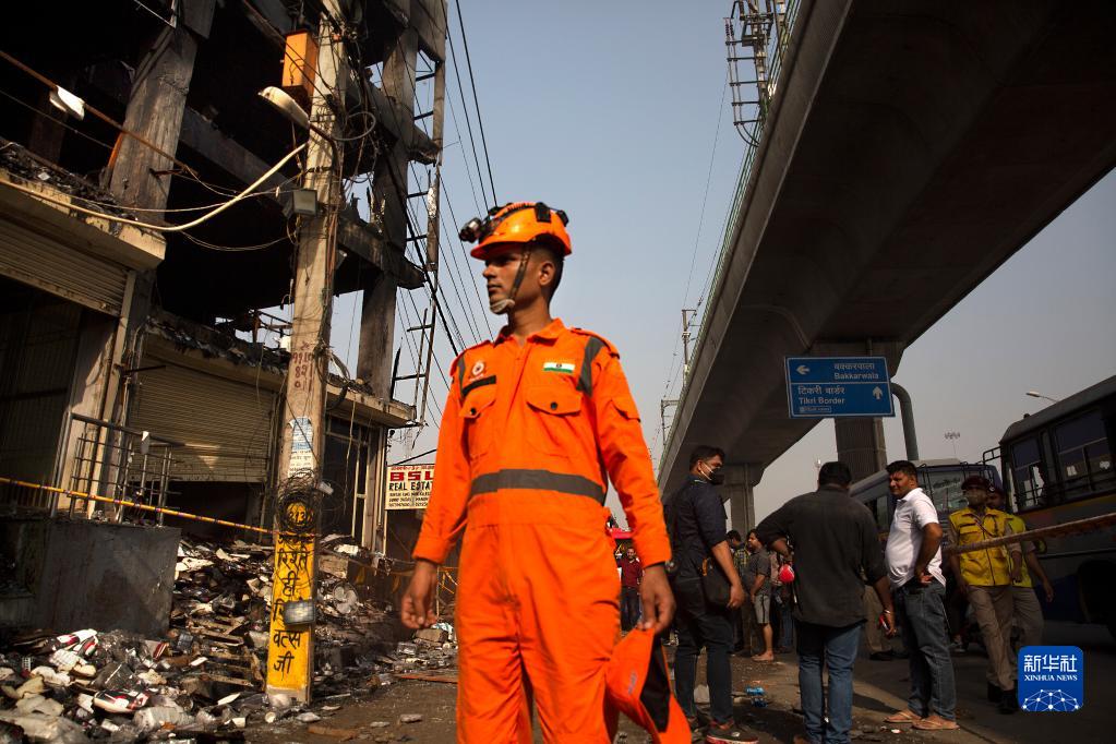 印度首都火灾死亡人数升至27人