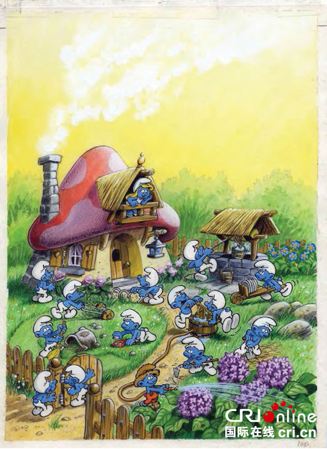 香港将举办蓝精灵亚洲巡回艺术展漫画原稿全球首次曝光组图