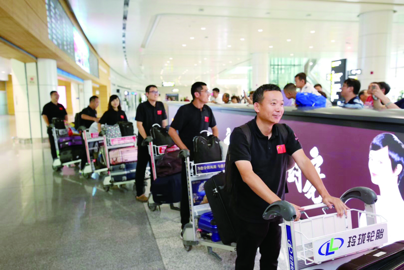 吉林省第二批援萨摩亚医疗队凯旋