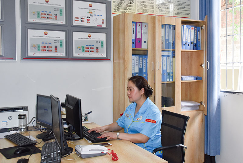 中国梦 劳动美｜邱丽梅：手执油枪 将优质服务注进油箱_fororder_处理工作报表