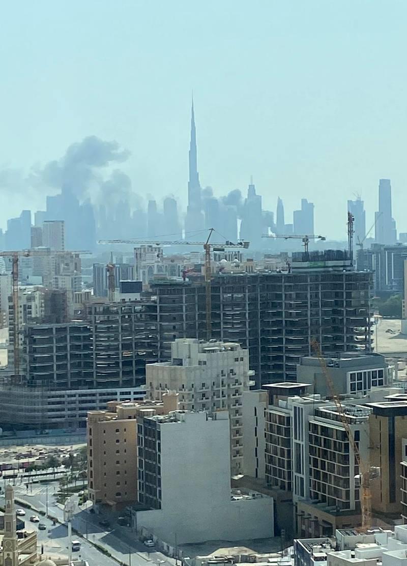 阿联酋迪拜市中心一酒店起火