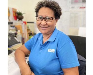 中建投巴新公司人事经理艾莉森（巴布亚新几内亚籍）：