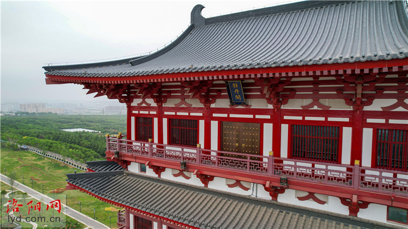 洛阳牡丹阁景区开始试运营